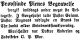 Provstinde Pienes Begravelse