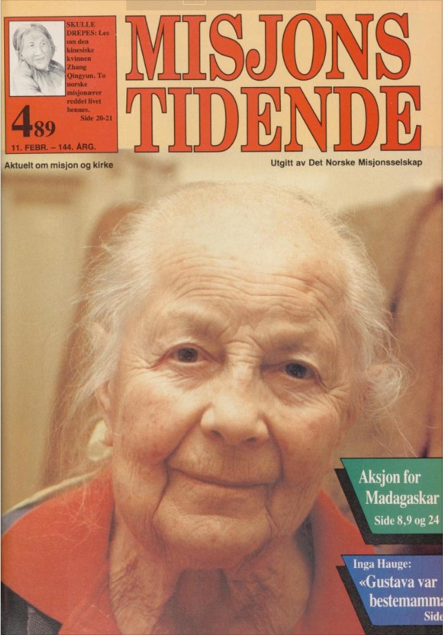 Misjonstidende (Stavanger). 1989 Vol. 144 Nr. 4